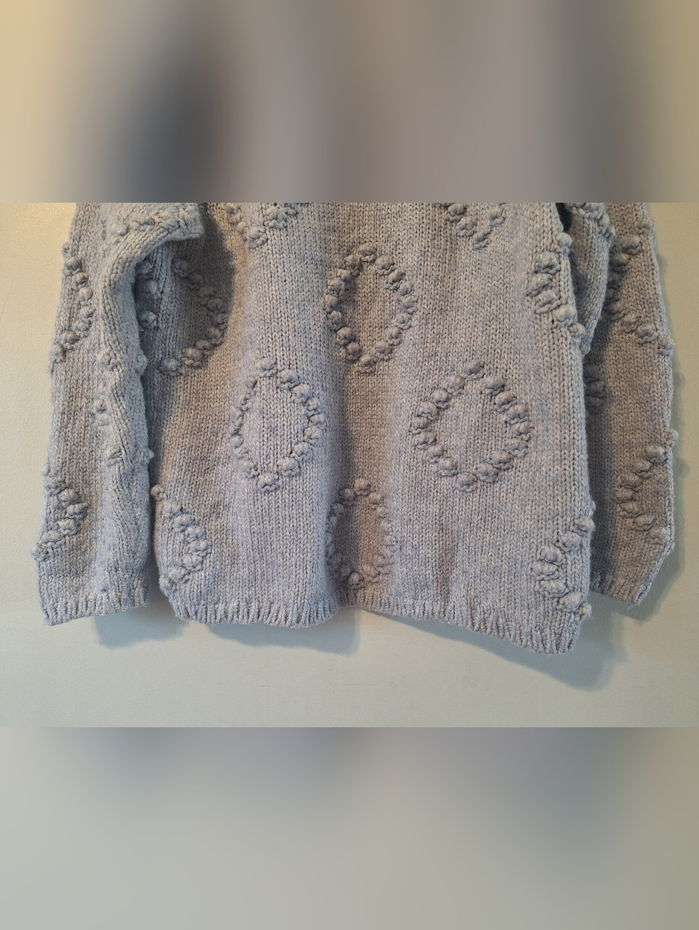 GAP Bobble Stitch Cardigan Wool Blend - M - Picture 9 of 10